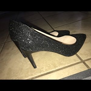 Cole Haan Glitter Black Pumps Size 7.5